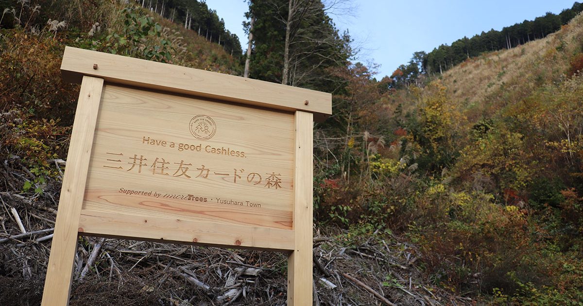 高知県梼原町にて「三井住友カードの森」が始動しました | 一般社団